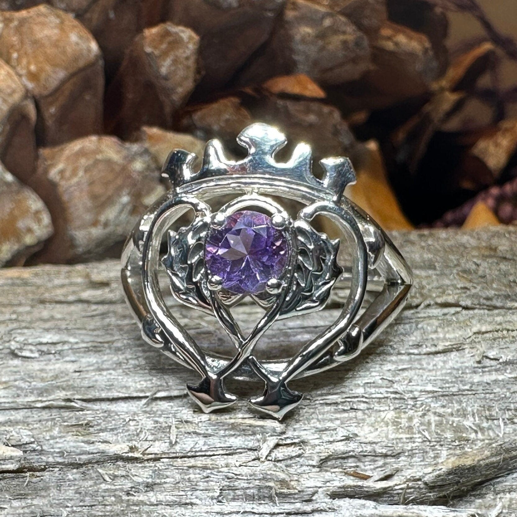 Dedication Luckenbooth Amethyst Ring -  - Ring