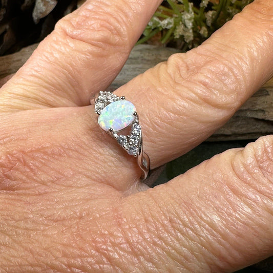 Cressida Opal Celtic Ring -  - Ring