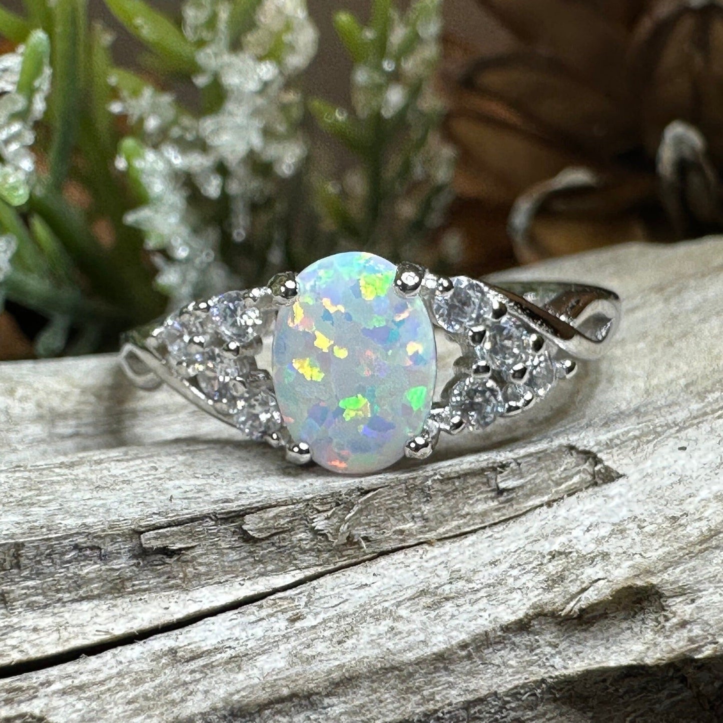 Cressida Opal Celtic Ring -  - Ring
