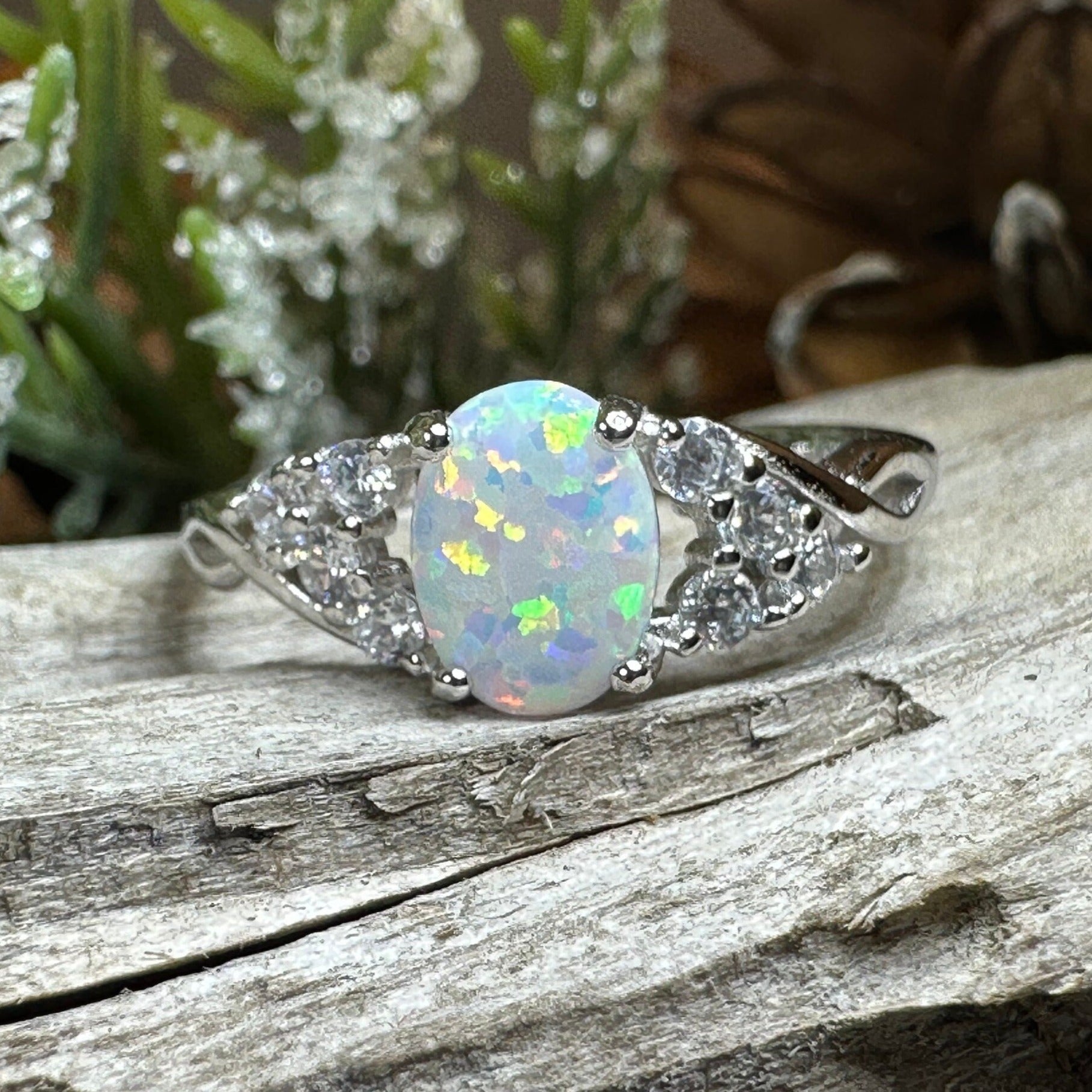 Cressida Opal Celtic Ring -  - Ring