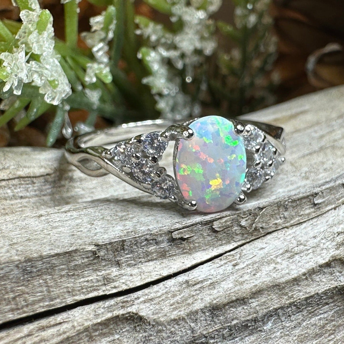 Cressida Opal Celtic Ring -  - Ring