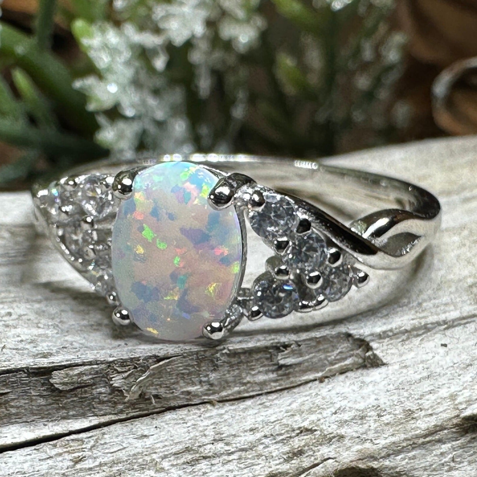 Cressida Opal Celtic Ring -  - Ring