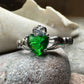 Emerald Green Claddagh Ring -  - Ring