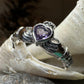 Eriu Marcasite Claddagh Ring -  - Ring