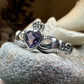 Eriu Marcasite Claddagh Ring -  - Ring