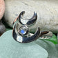 Double Crescent Moon Ring -  - Ring