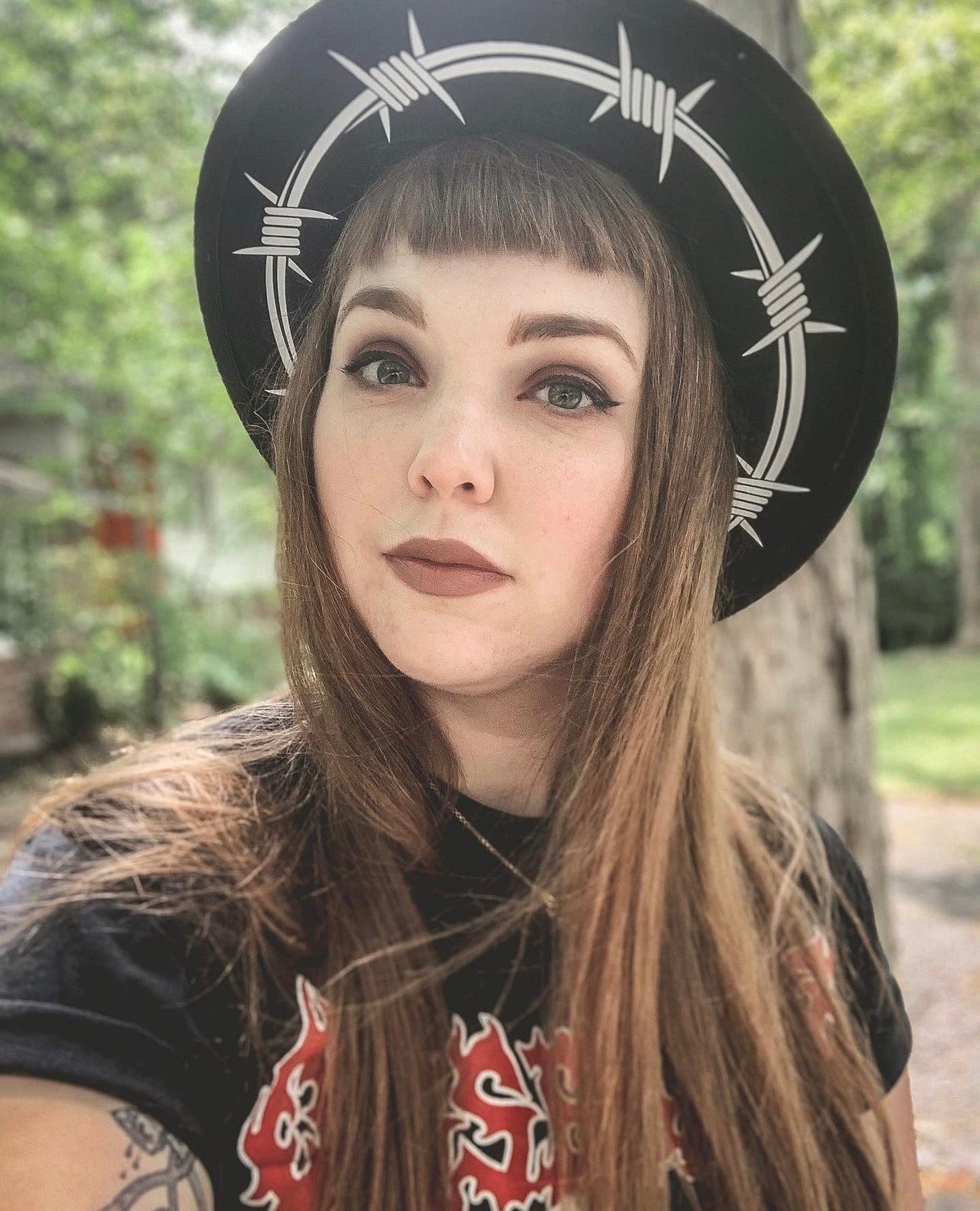 Vegan Felt Hat - Barbed Wire -  - 