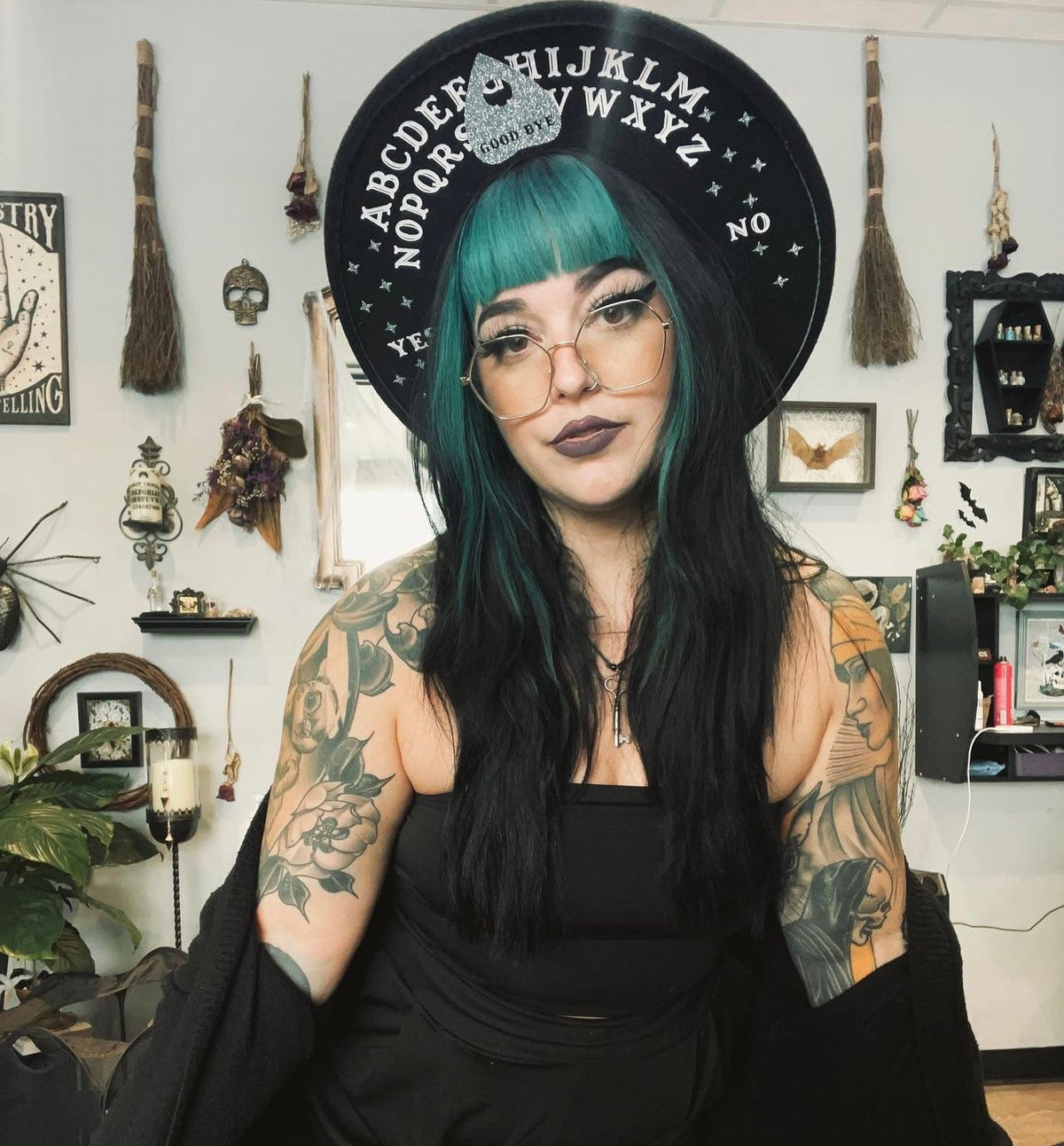 Vegan Felt Hat - XL Brim - Spirit Board -  - 