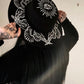 Vegan Felt Wide Brim Hat - Flat Top XL Brim - "Seraphim" -  - 
