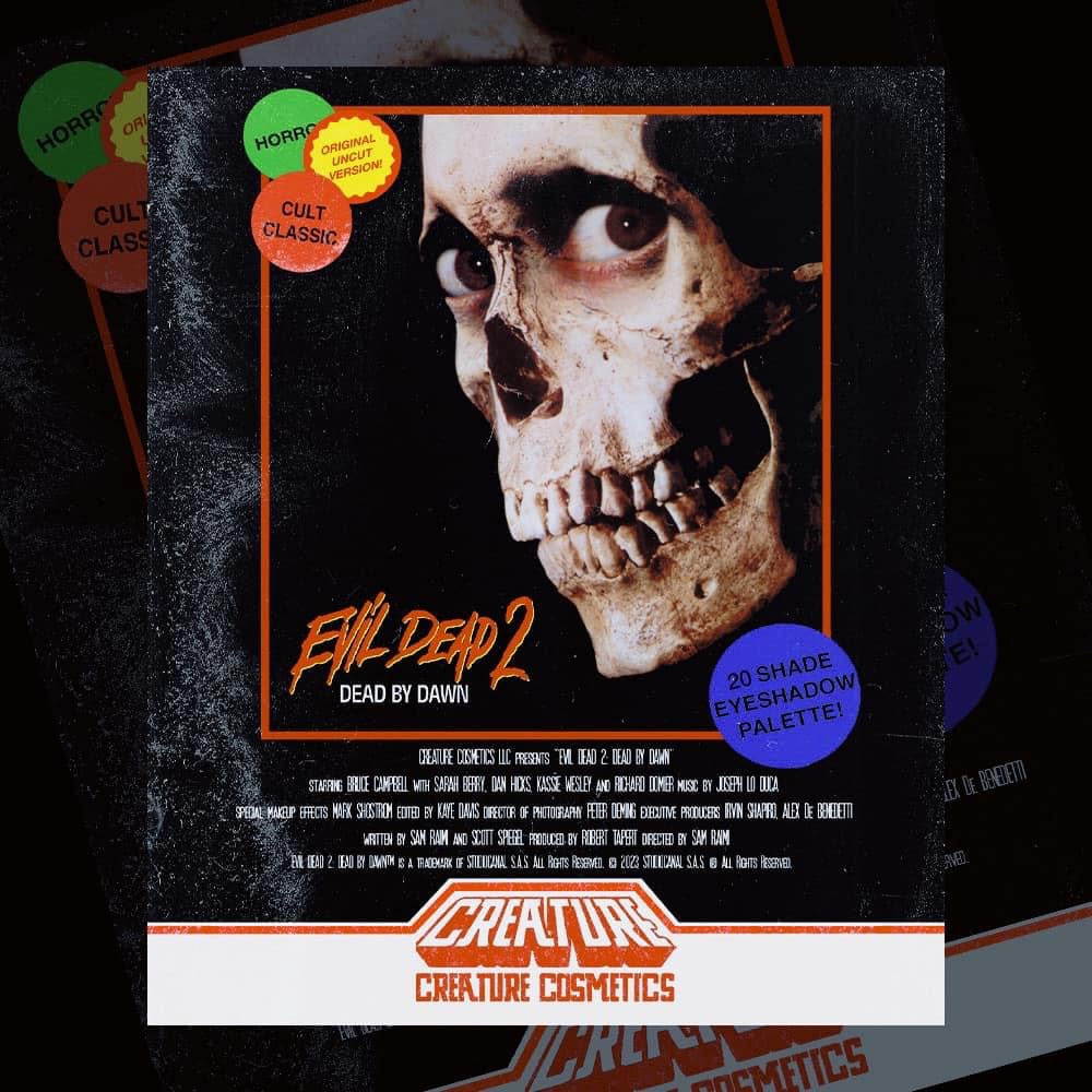 Ex-Mortis 20-Pan Evil Dead Palette W/ Matte, Shimmer & FX Shades