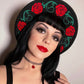 Vegan Felt Hat - Rose Crown -  - 