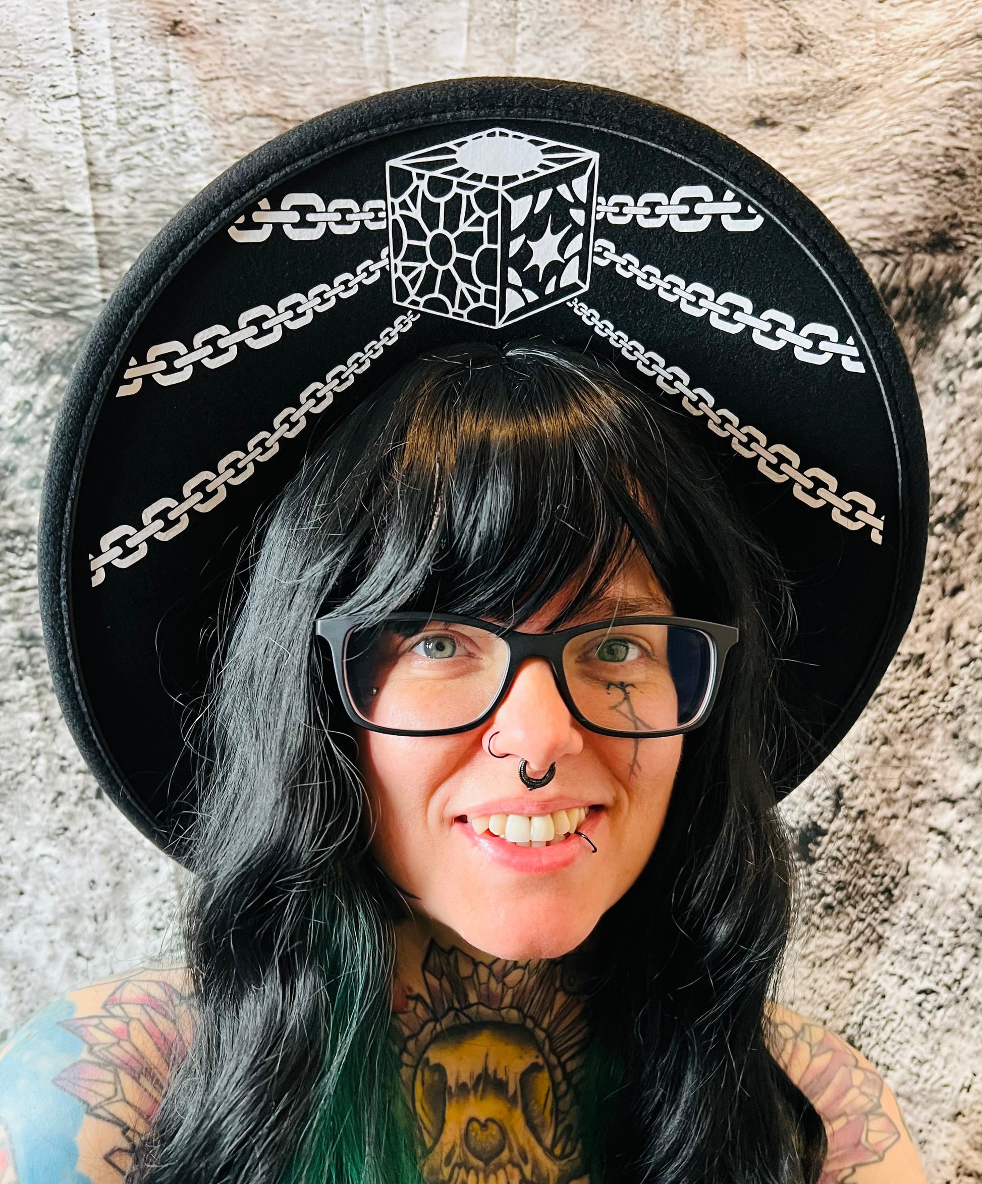 Vegan Felt Wide Brim Hat - XL Brim - Lament Configuration -  - 