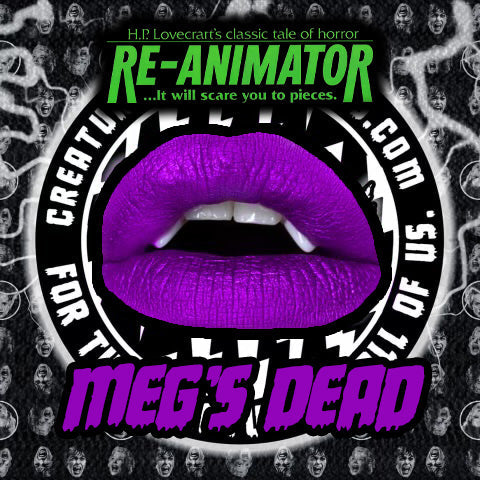 Re-Animator 3-Piece Matte Lip Set W/ Horror FX Syringe Tubes