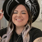 Vegan Felt Wide Brim Hat - XL Brim - "Grim Reaper" -  - 