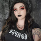Vegan Felt Wide Brim Hat - Coffin Crown -  - 