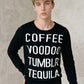 Killstar Tumblr Gothic Voodoo Coffee Tequila Pullover Knit Sweater Top Medium