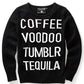 Killstar Tumblr Gothic Voodoo Coffee Tequila Pullover Knit Sweater Top Medium