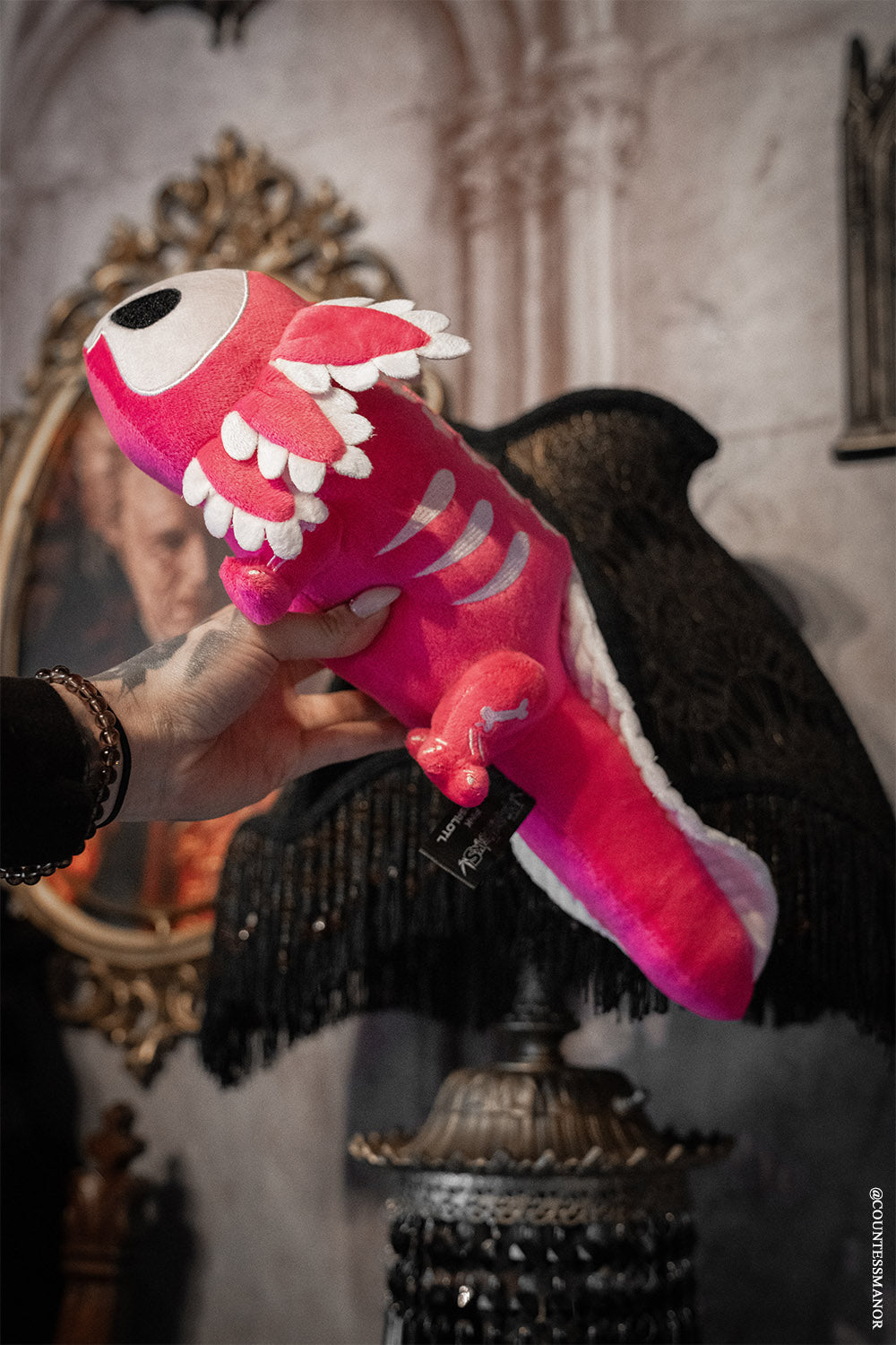 Pink Spooksalotl the Axolotl Plush Toy [Limited Edition]