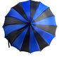 Batwing Pagoda Umbrella [BLACK/BLUE] -  - Umbrellas