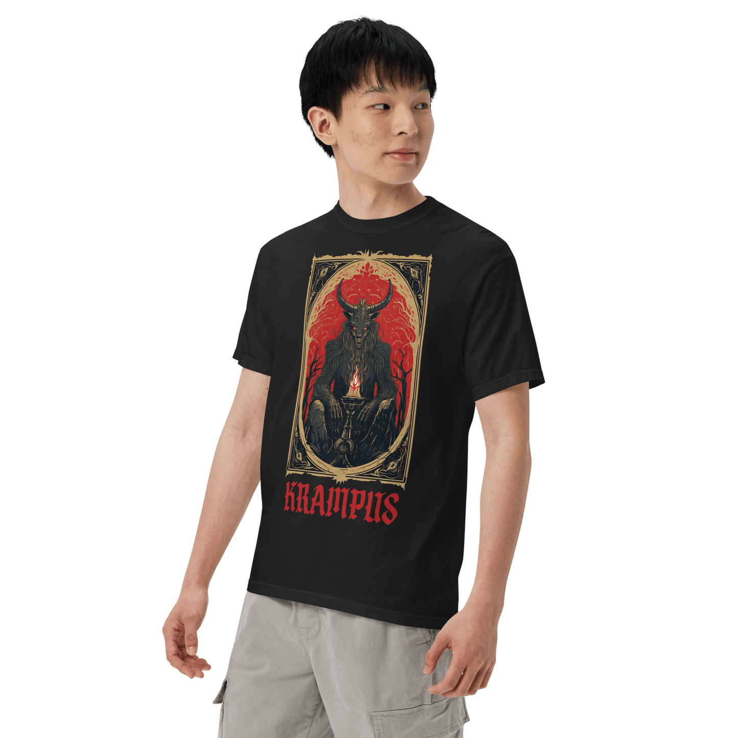 Krampus Tarot Unisex Comfy Tee