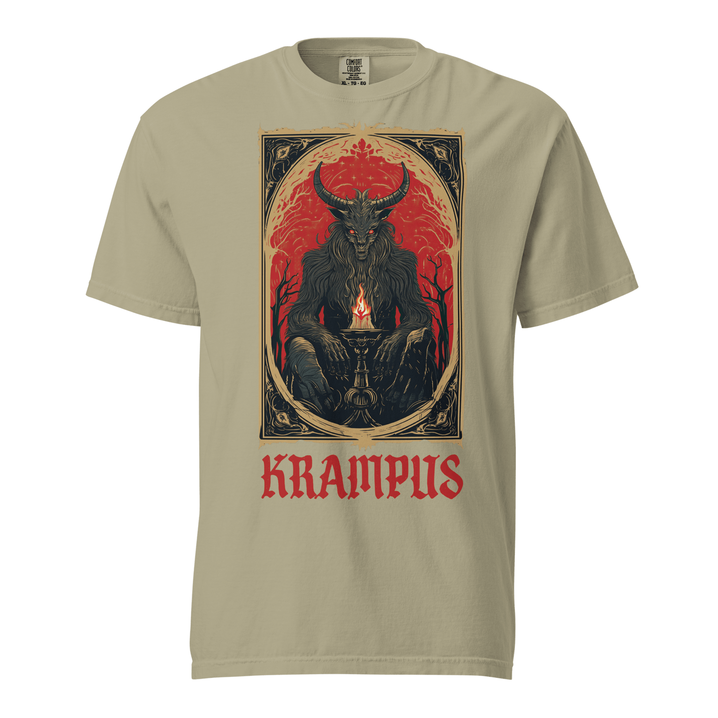 Krampus Tarot Unisex Comfy Tee