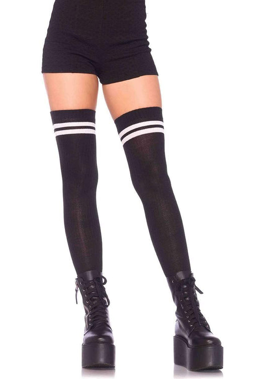 Dina Athletic Thigh High Stockings -  - Hosiery