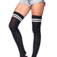 Dina Athletic Thigh High Stockings -  - Hosiery