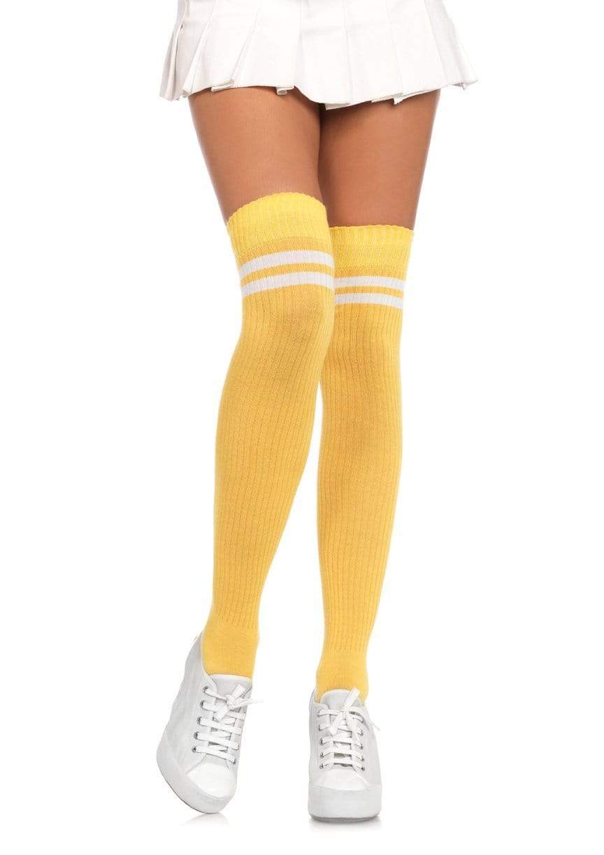 Dina Athletic Thigh High Stockings -  - Hosiery