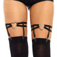 Joni Garter Suspender with Heart -  - Hosiery