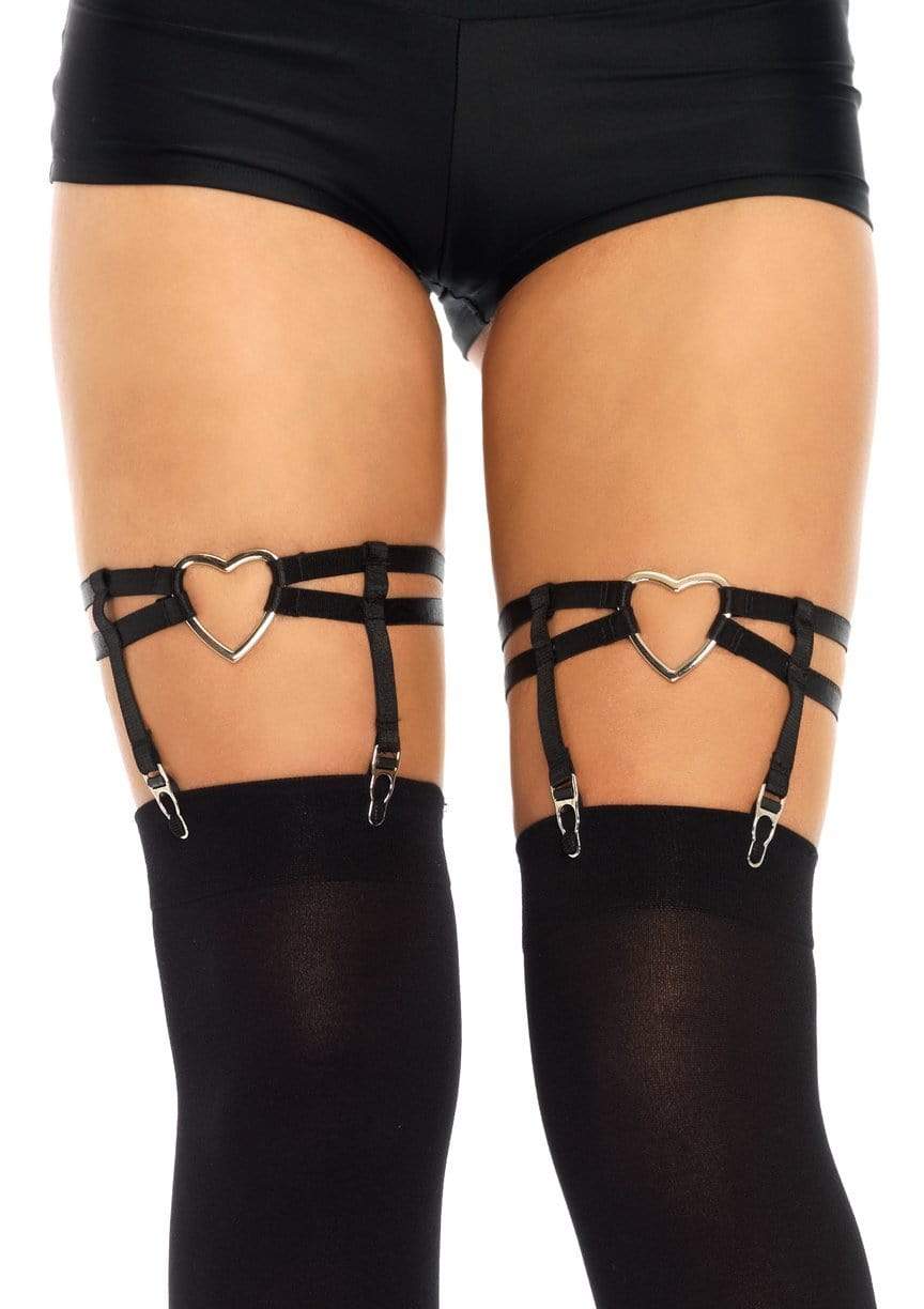 Joni Garter Suspender with Heart -  - Hosiery