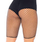Troublemaker Fishnet Biker Shorts -  - Hosiery