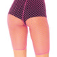 Troublemaker Fishnet Biker Shorts -  - Hosiery
