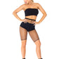 Troublemaker Fishnet Biker Shorts -  - Hosiery