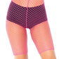 Troublemaker Fishnet Biker Shorts -  - Hosiery