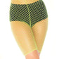 Troublemaker Fishnet Biker Shorts -  - Hosiery
