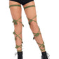 Ivy Shimmer Garter Leg Wraps -  - Hosiery