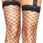Naomi Net Garter Belt Stocking -  - Hosiery