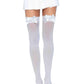 Kay Opaque Thigh Highs - Gothic Thigh High Stockings