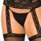 Thea Garter Belt Thigh High -  - Hosiery
