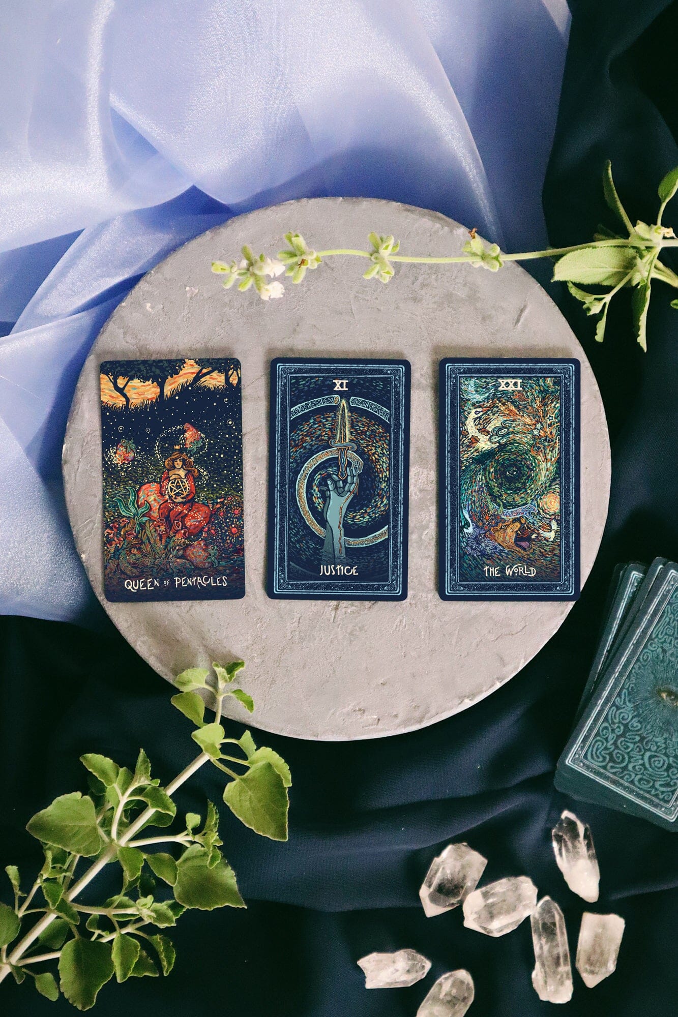 Little Prisma Visions Tarot Deck – Travel-Sized Tarot for Beginners & Experts