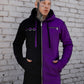 Split Mage Hoodie [Black/Purple] -  - Hoodies