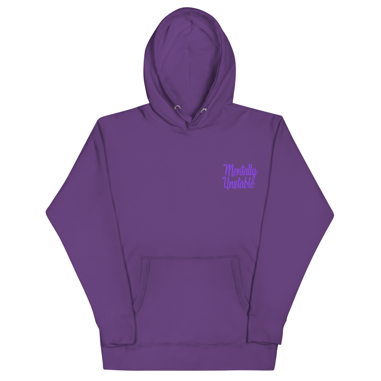 Mentally Unstable Embroidered Hoodie