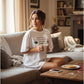 NGOrder ✦ Graphic Tee ✦ White Short Sleeve Crew Neck Cotton Holiday Humor S NWT