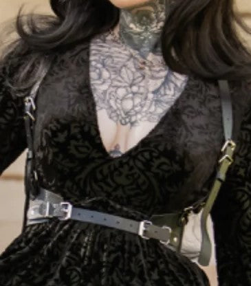Nyx Vegan Leather Harness - READY TO SHIP! -  - 