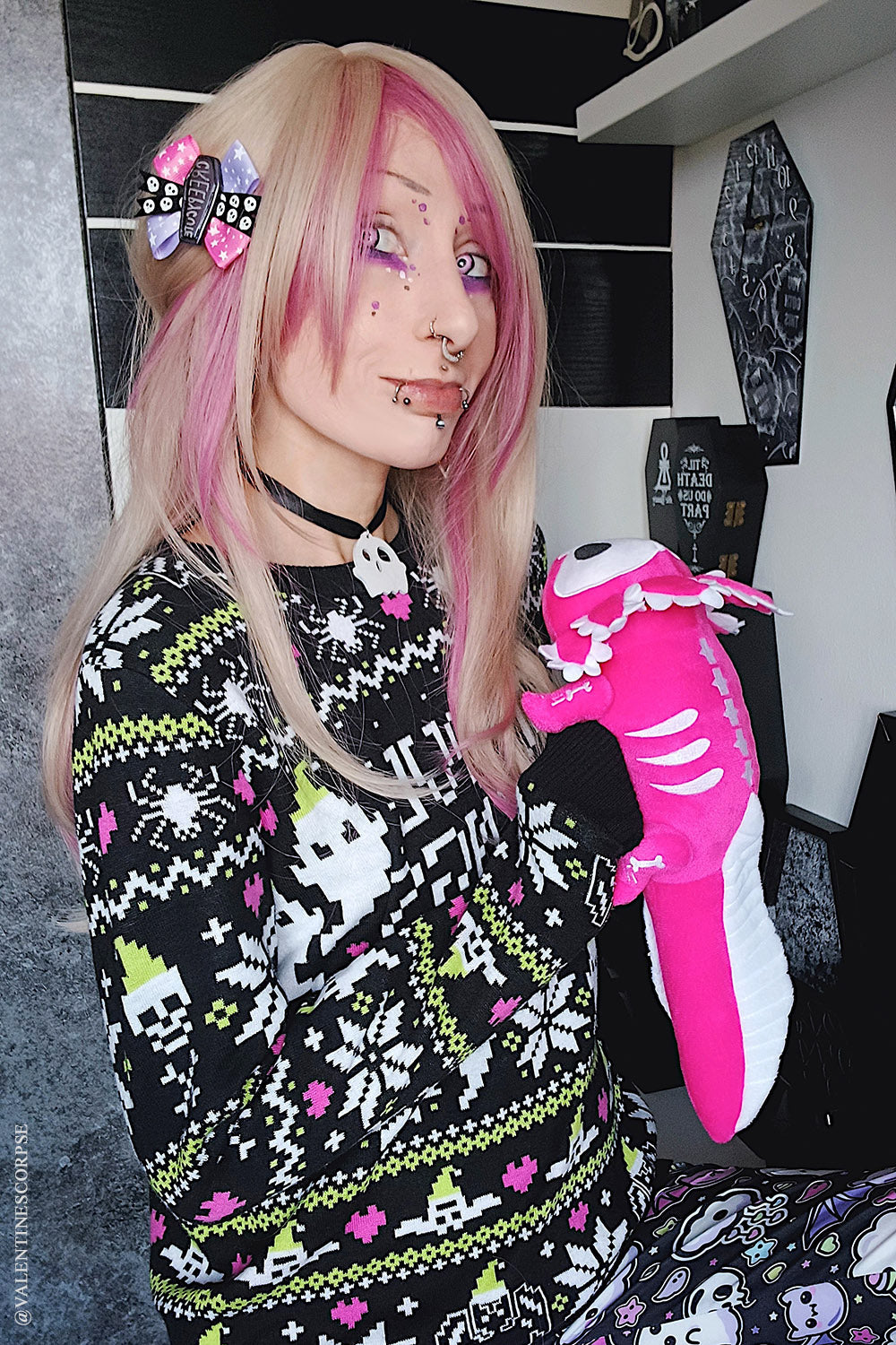 Pink Spooksalotl the Axolotl Plush Toy [Limited Edition]