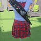 Troop Revolt Goth Girl Scout Costume Set in Red, Black & White