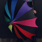 Batwing Pagoda Umbrella [Goth Rainbow] -  - Umbrellas
