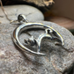 Crescent Moonrise Cat Necklace -  - Pendant