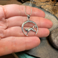 Crescent Moonrise Cat Necklace -  - Pendant
