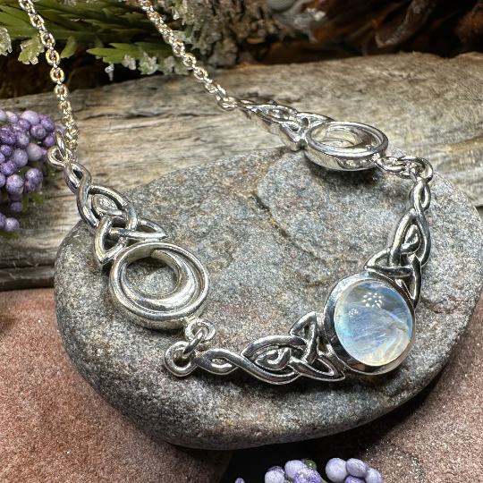 Celtic Triple Moon Necklace -  - Necklet